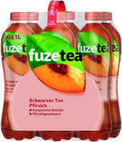 Fuze Tea Schwarzer Tee Pfirsich PET 6x1,00 (Tray)